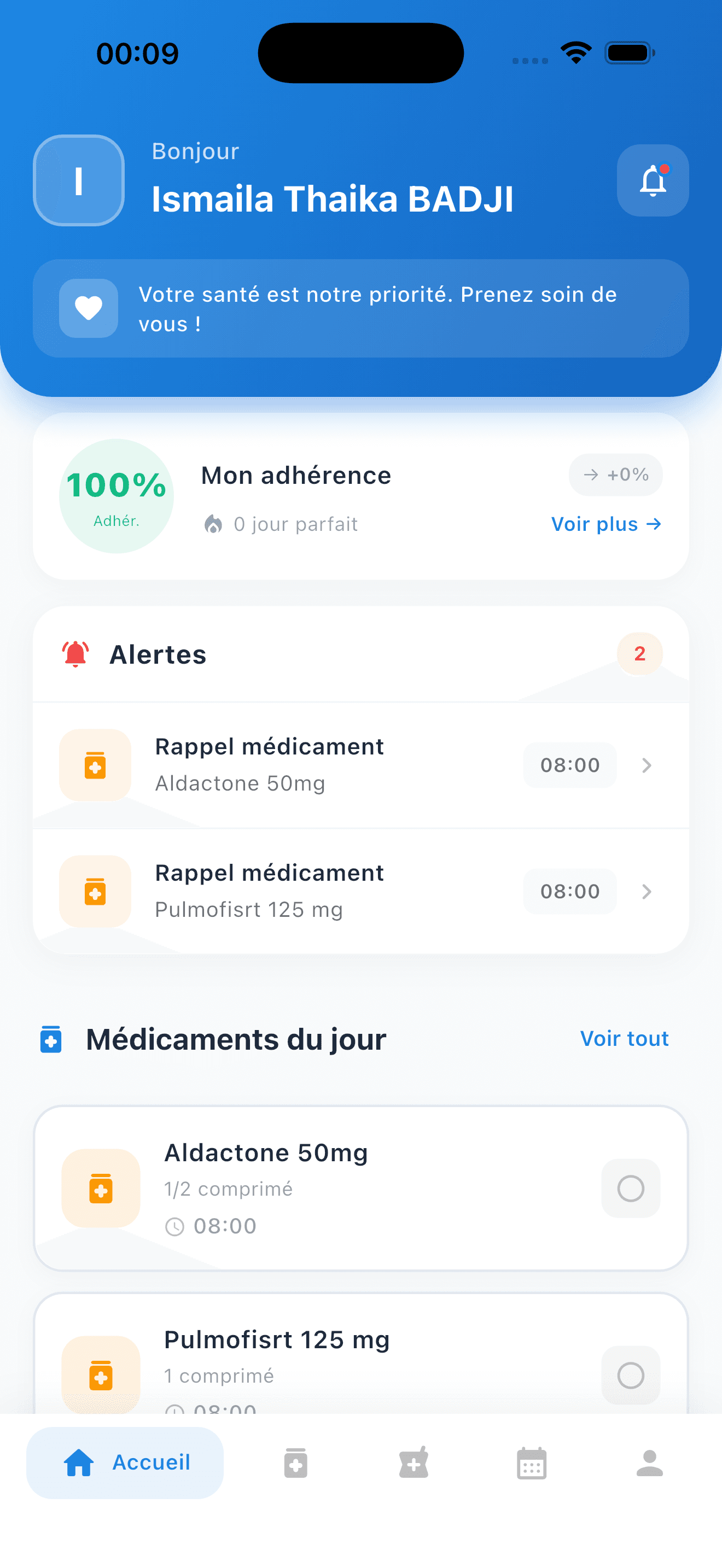Z. Health — Application Mobile de Santé — 2