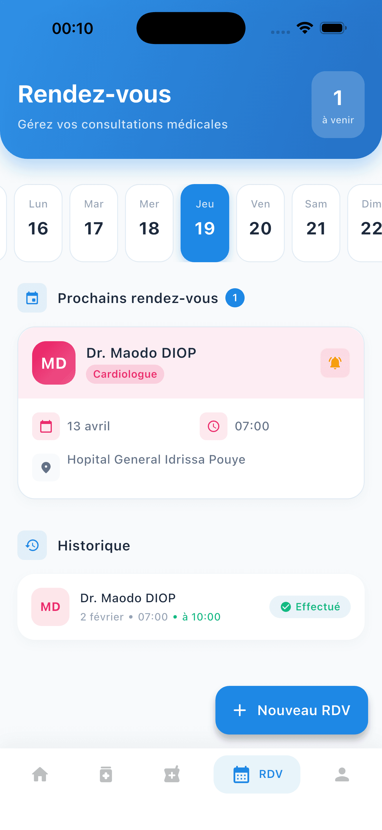 Z. Health — Application Mobile de Santé — 4